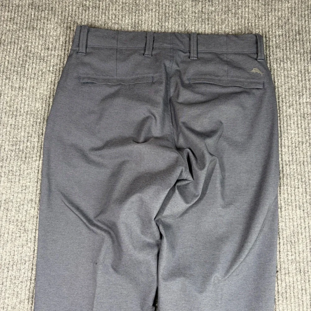 Tommy Bahama Pants Men's 28x32 Boracay Flat Front Chino Blue Grey Slim‎ Straight